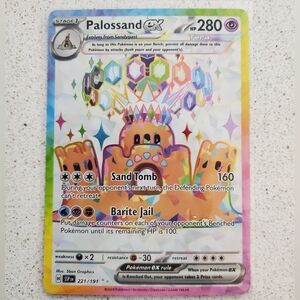 Pokemon Palossand EX 221/191